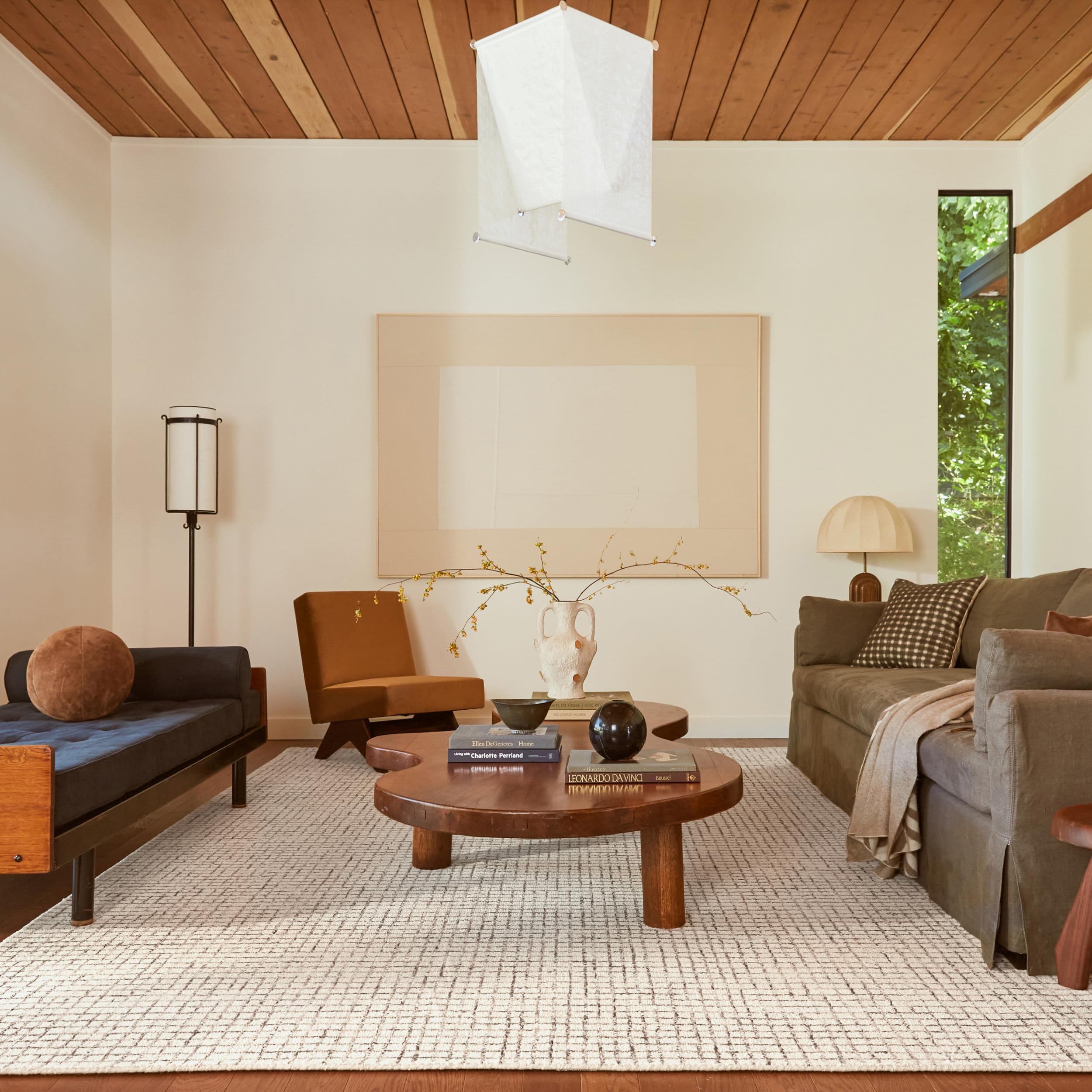 Rugs USA Melrose Cream, 8'6" x 11'6", Handmade, Wool & Cotton, Soft and Cozy, High Traffic, Stain Resistant, Easy Clean, Durable Area Rug for Bedroom,