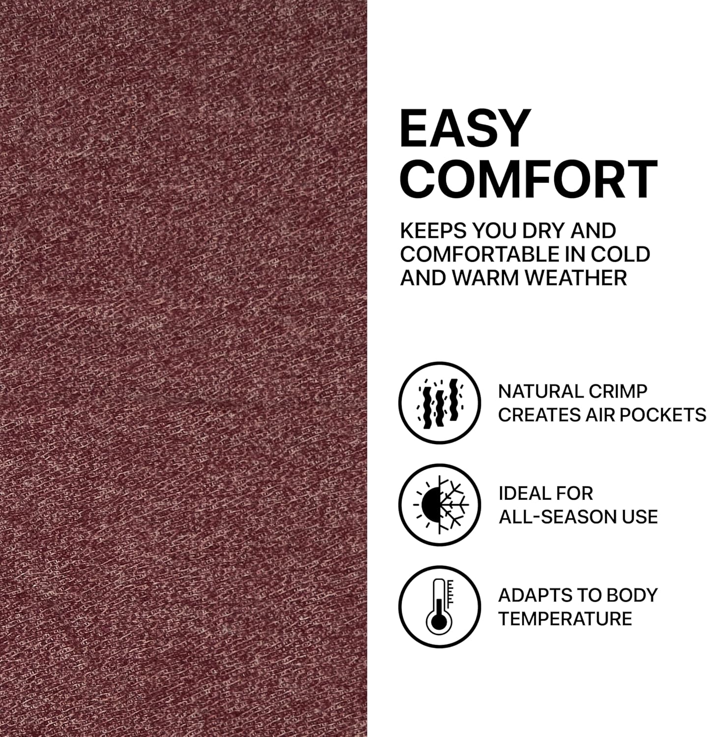 Merino Wool Throw Blanket, Indoor & Outdoor Blankets and Throws, Soft Blanket with Fringes, 65"x79" (170 x 200 cm)