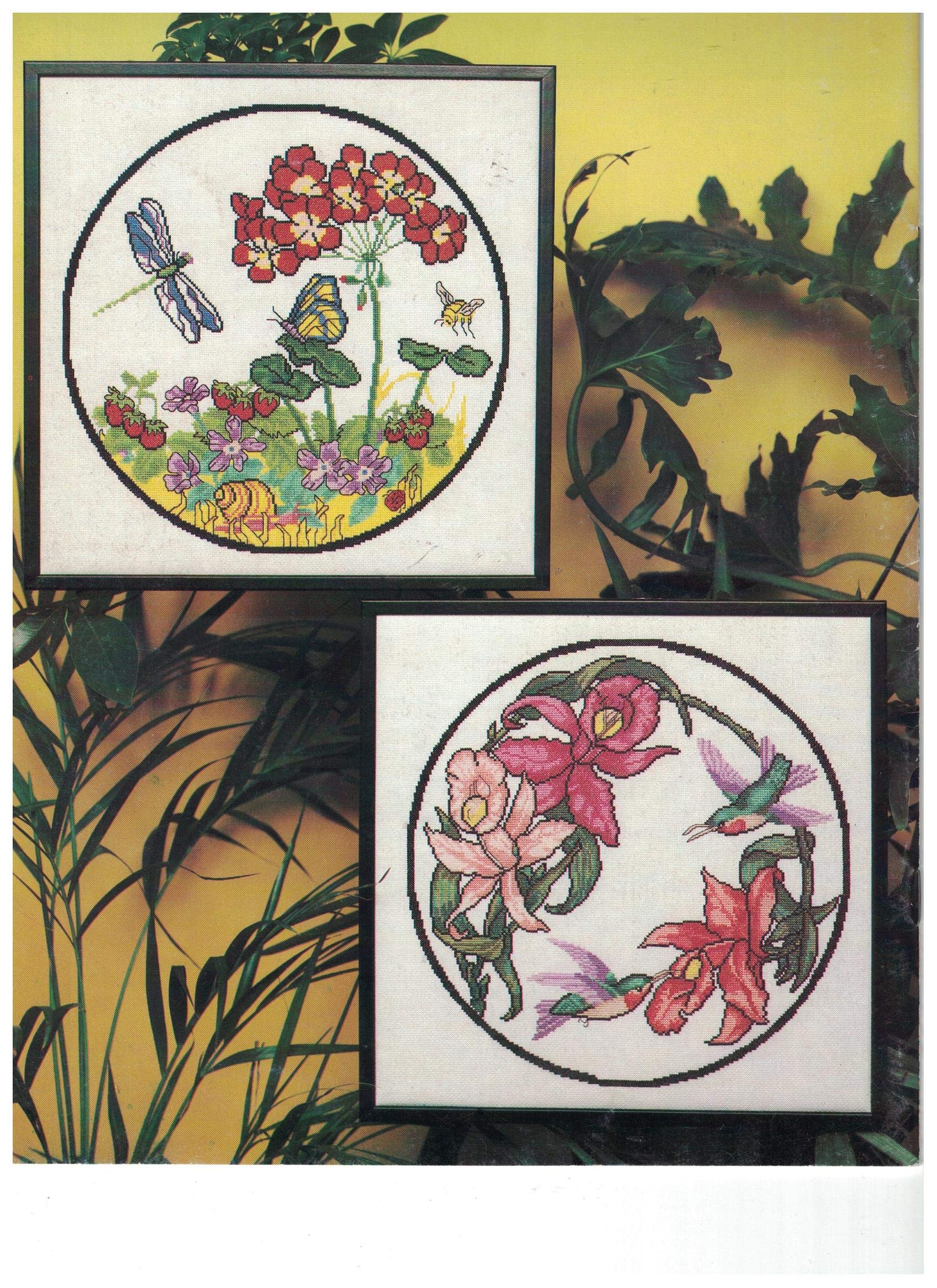 Szklarze do wzorów Shariane Counted Cross Threaded Cross Stitch and Needlepoint Adapted From Glassmasters Stained Glass Designs