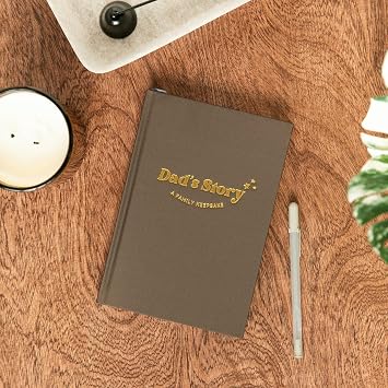 Dad's Story Journal (Hardcover with Case): A Meaningful Keepsake for a Father to Share His Life Journey and Memories, Includes 250+ Prompt Questions, Sentimental Gifts Idea