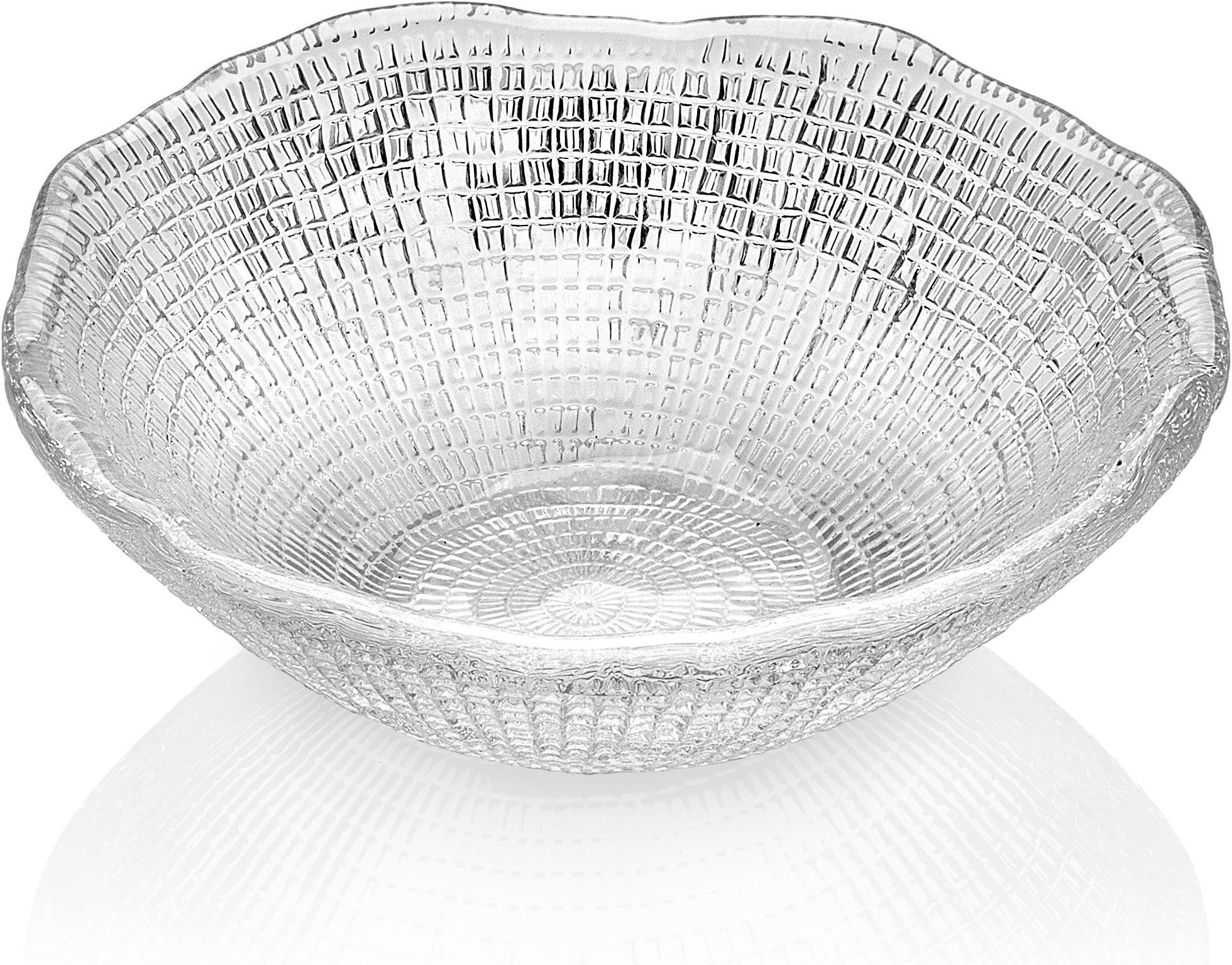 IVV Glassware Diamante Salad/Mixing Bowl, 5-3/4-Inch