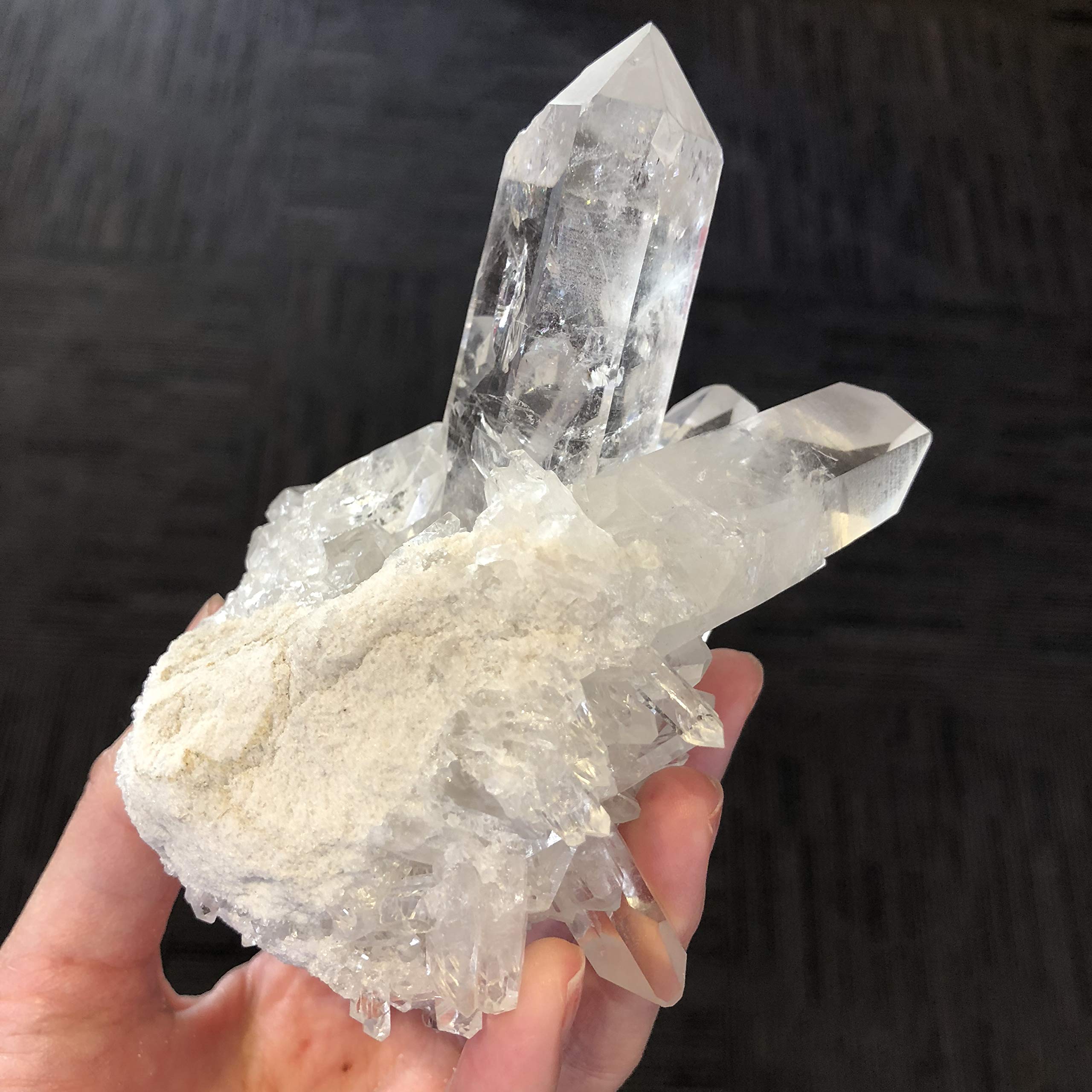 Amazon｜浄化・邪気払い【ブラジル産 水晶 原石】 水晶クラスター