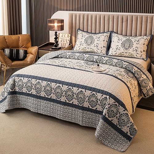 Miniatura 7 de Juego de edredón de otoño bohemio de tamaño individual, 2 piezas de microfibra de poliéster, 1 edredón, 1 funda estándar con colchas reversibles,