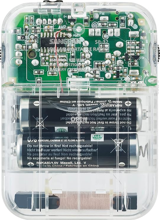 Sangean SR-32CL AM/FM Pocket Analog Gradient Clear