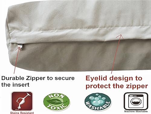 Miniatura 6 de Dogbed4less Almohada ortopédica para reposacabezas de alta calidad, cama de espuma viscoelástica para perro, forro impermeable con funda de cama de