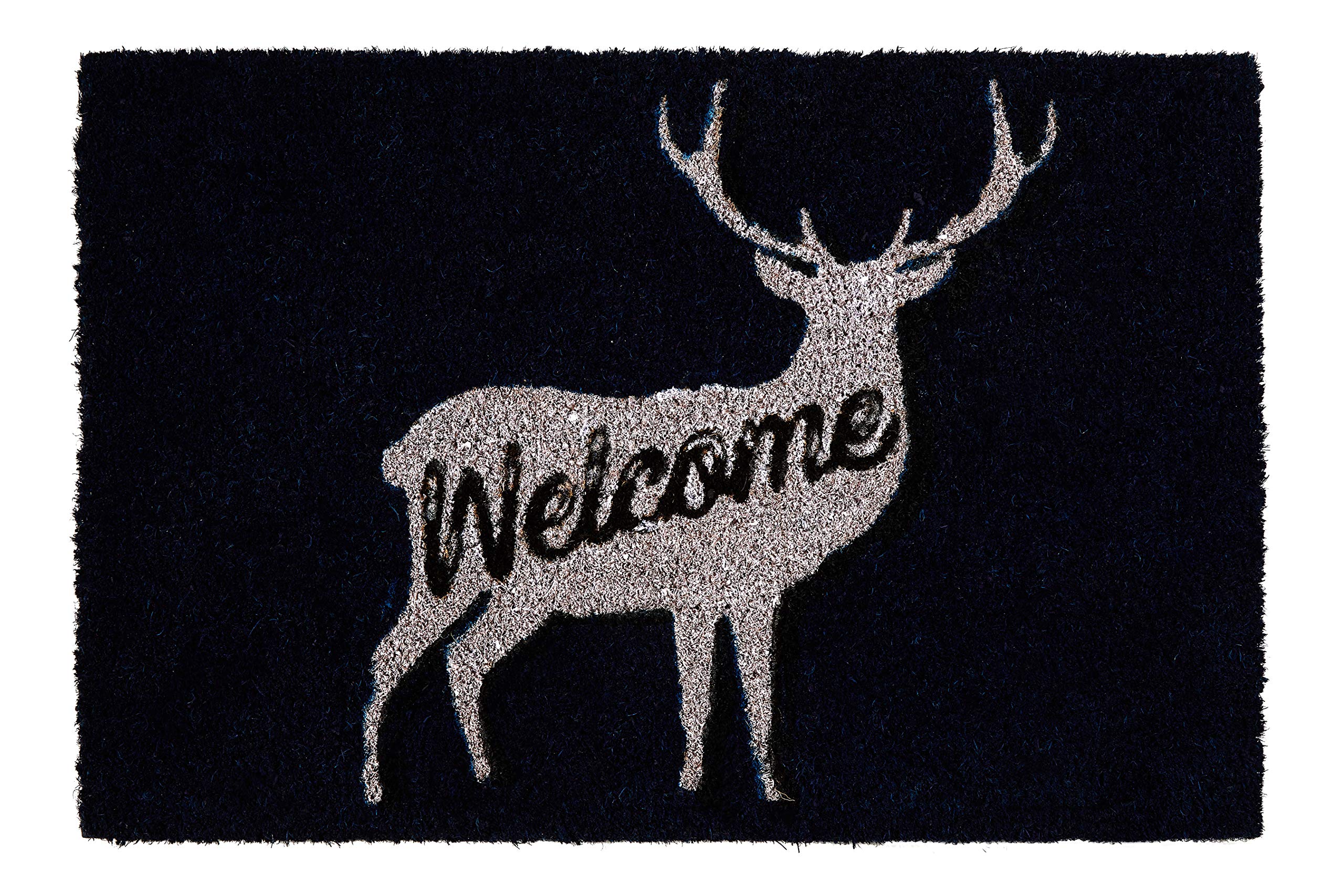 Premier Housewares Door mat, Indoor, Non Slip - Welcome Deer