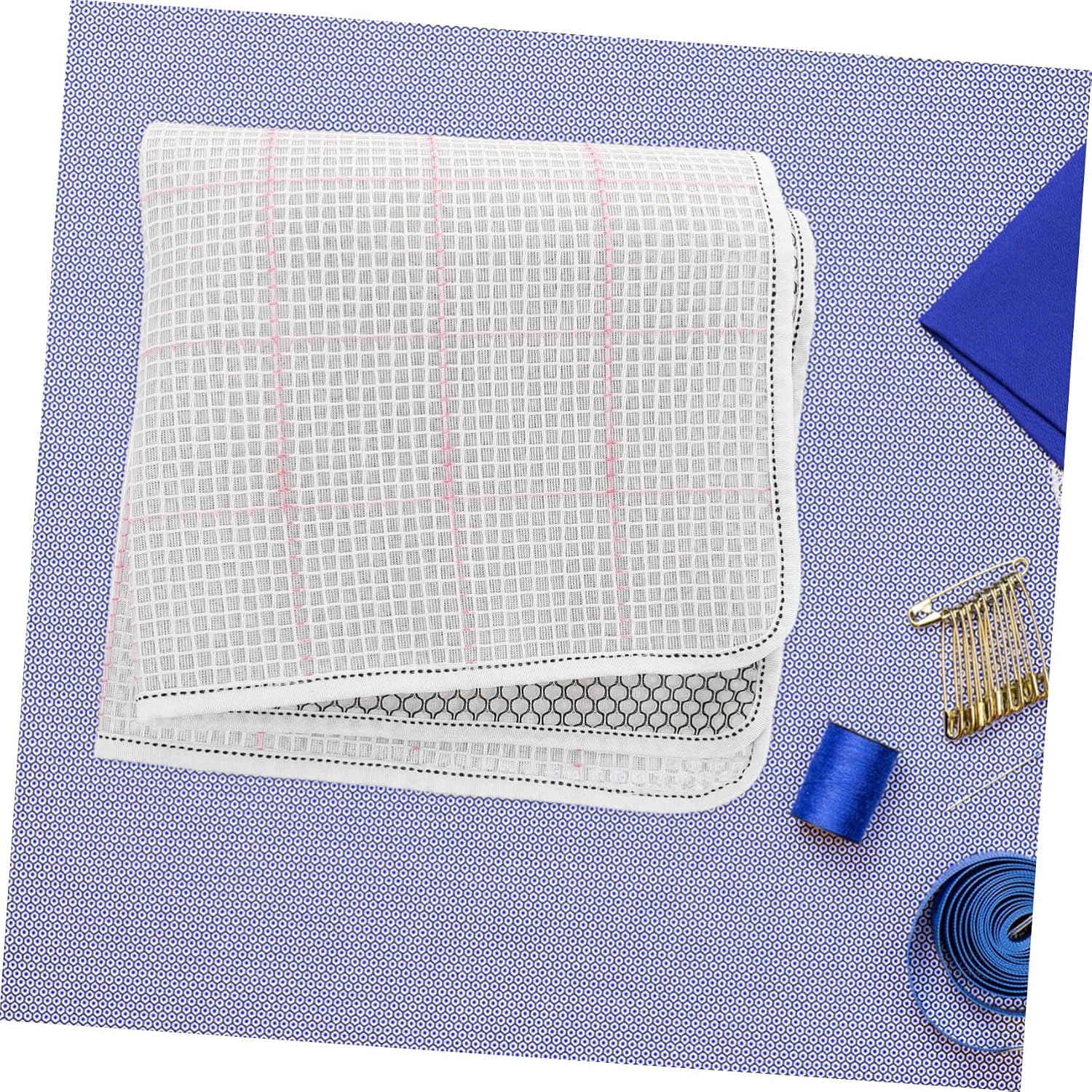 DIY Embroidery Base for Rug Making Durable Cloth Latch Hook Canvas for Tapestry Crafting Versatile Material for Rugs Cushions and More