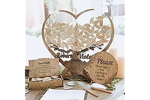 Tree Leaves Guest Book | Personalized Wedding Guest Book Alternative