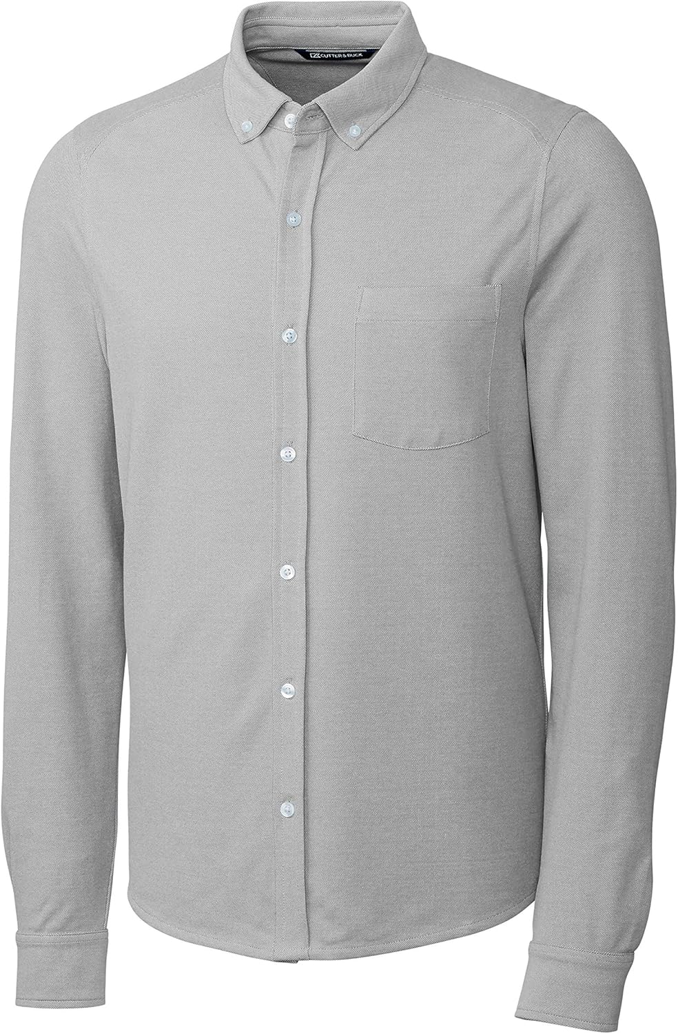 Cutter & Buck Men's Big & Tall Long Sleeve Button Front Reach Oxford