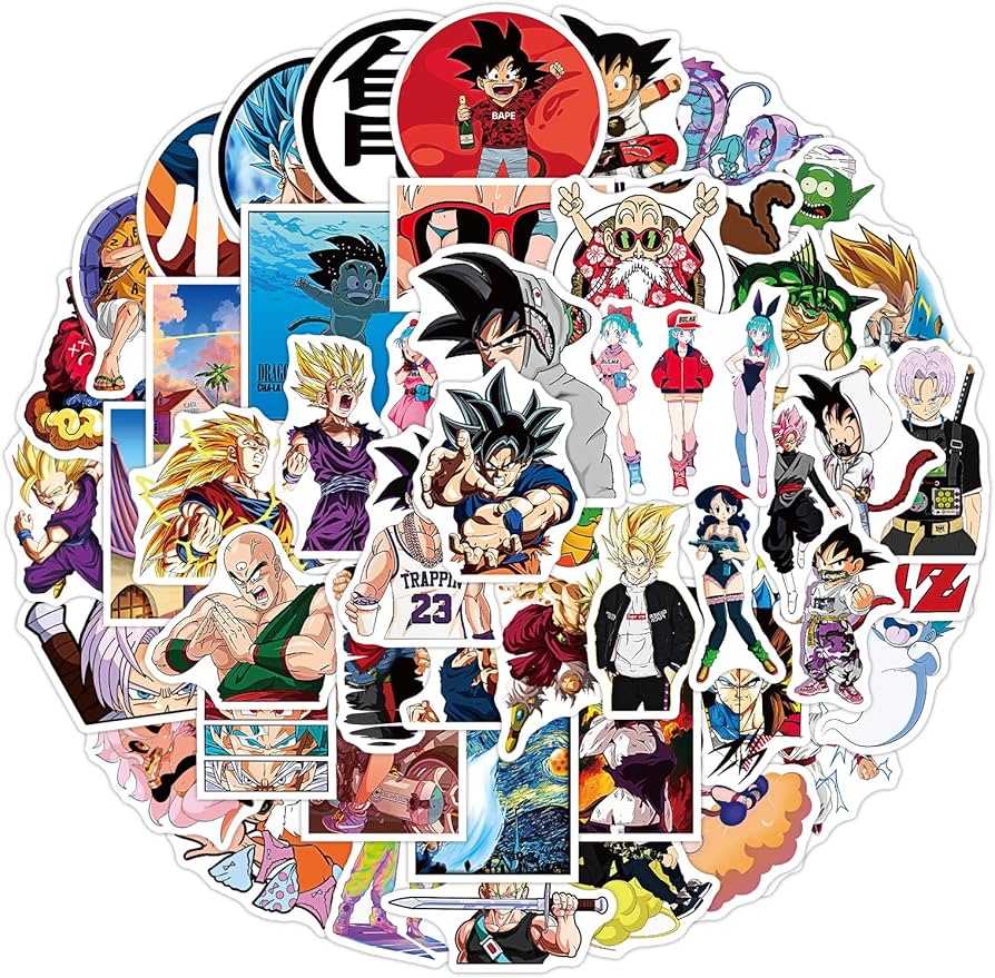 Amazon.co.jp: for ドラゴンボール ステッカー 50枚セット かわいい