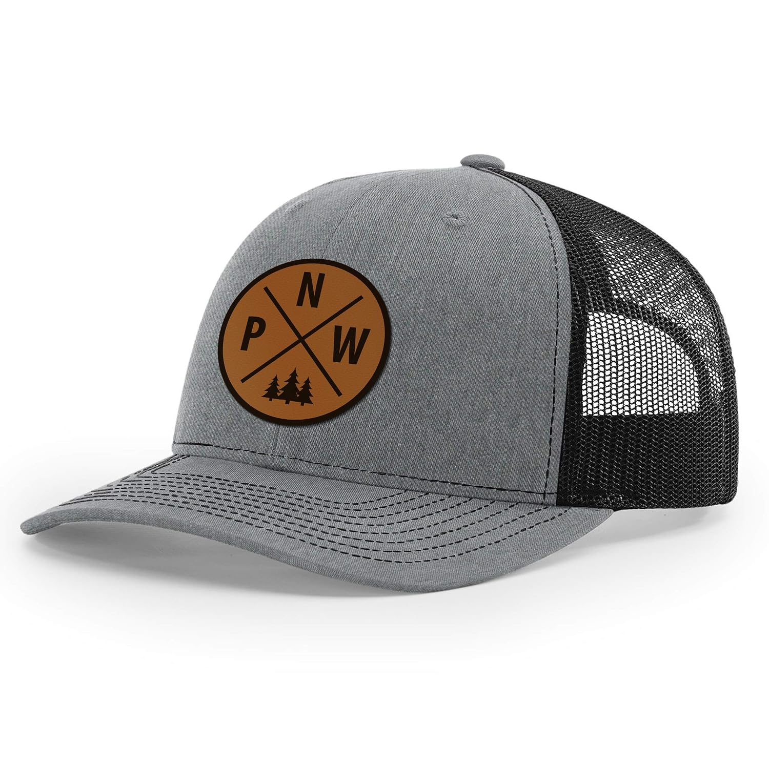 Pacific Northwest Leather Patch Hat 