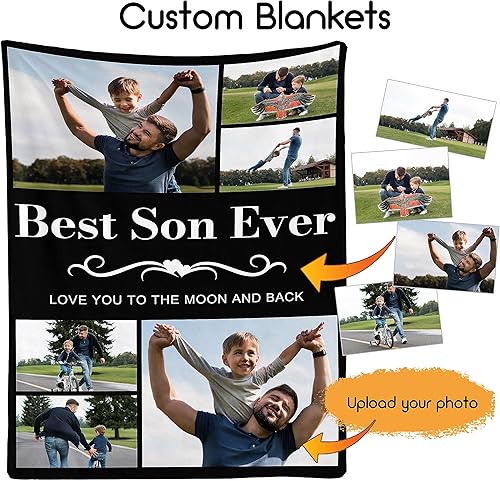 Miniatura 10 de Manta personalizada para regalos de cumpleaños para hermana, manta personalizada con fotos para hermanas, mejores amigas, regalos de cumpleaños para