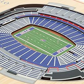 YouTheFan NFL Buffalo Bills 5-Layer StadiumView 3D Wall Art - New Era Field