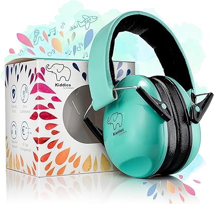 Las orejeras Schallwerk ® Protección auditiva para niños en color verde reducen la exposición al ruido en eventos y actividades diarias, con ajuste cómodo y protección certificada.