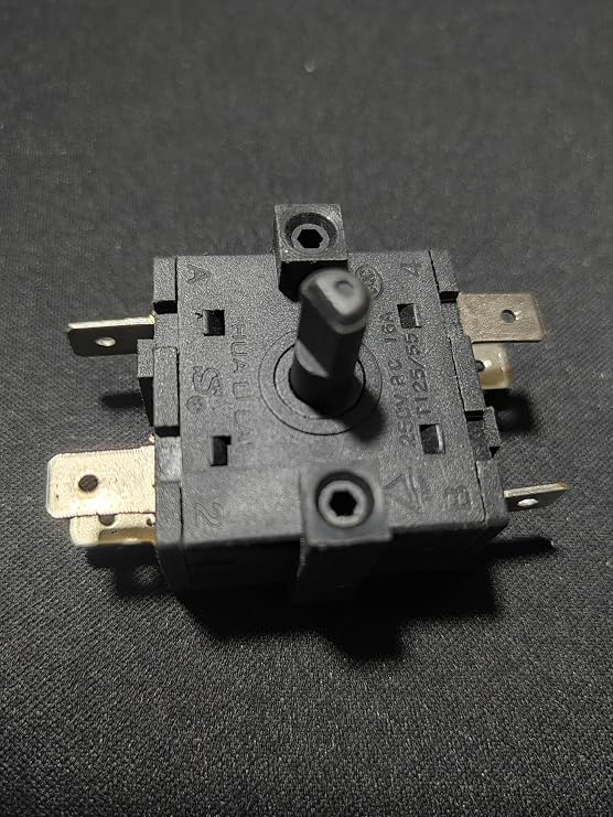 Electric oven function selection switch, shift switch, 6-pin, 5-position rotation, 4 times, Huali Lai FZ31-9