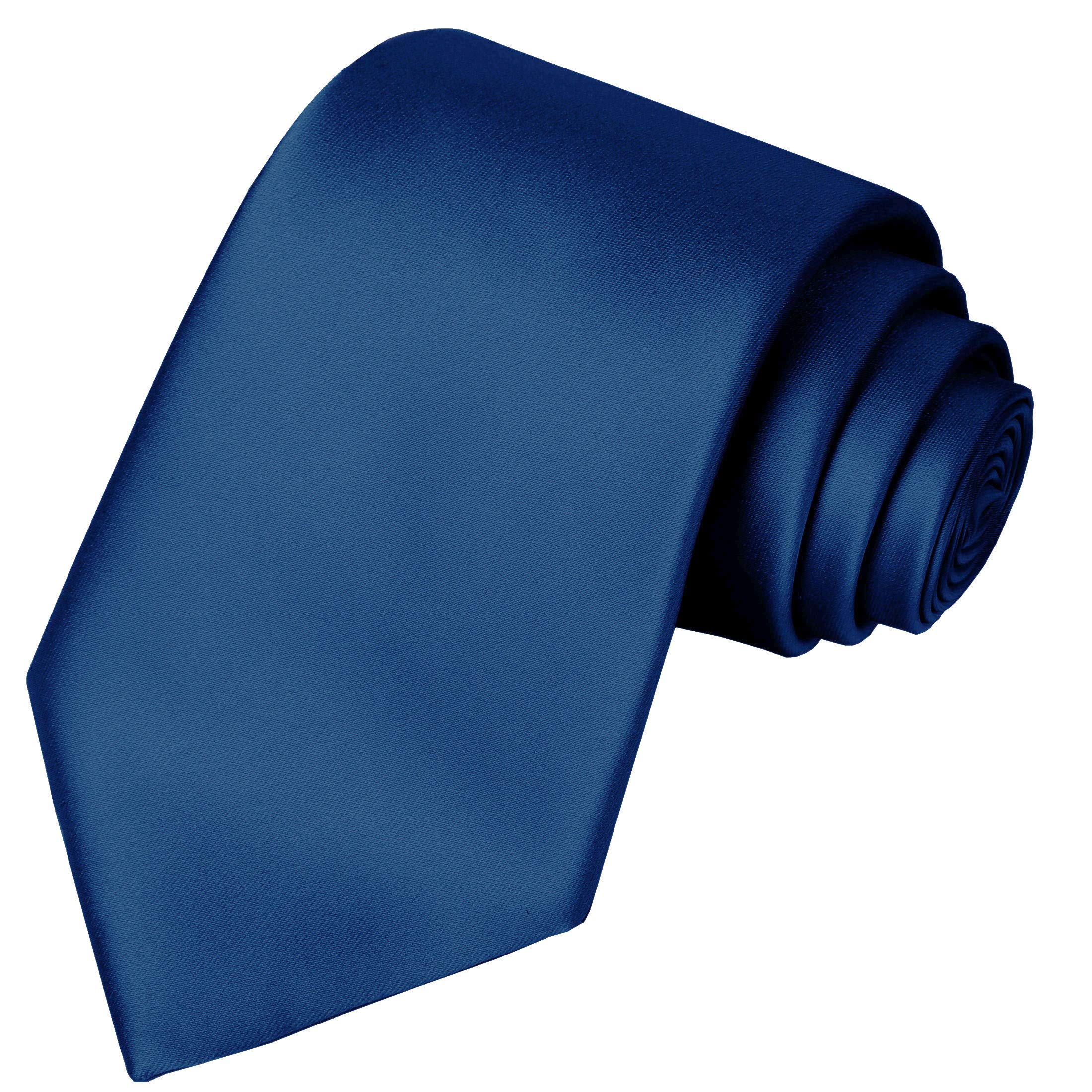 kissties Mens 100% Silk Tie Solid Satin Wedding Necktie + Magnetic Gift Box-picture-0