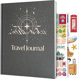 Skyline Travel Journal – Traveling Diary & Photo Journal – Vacation Esse...