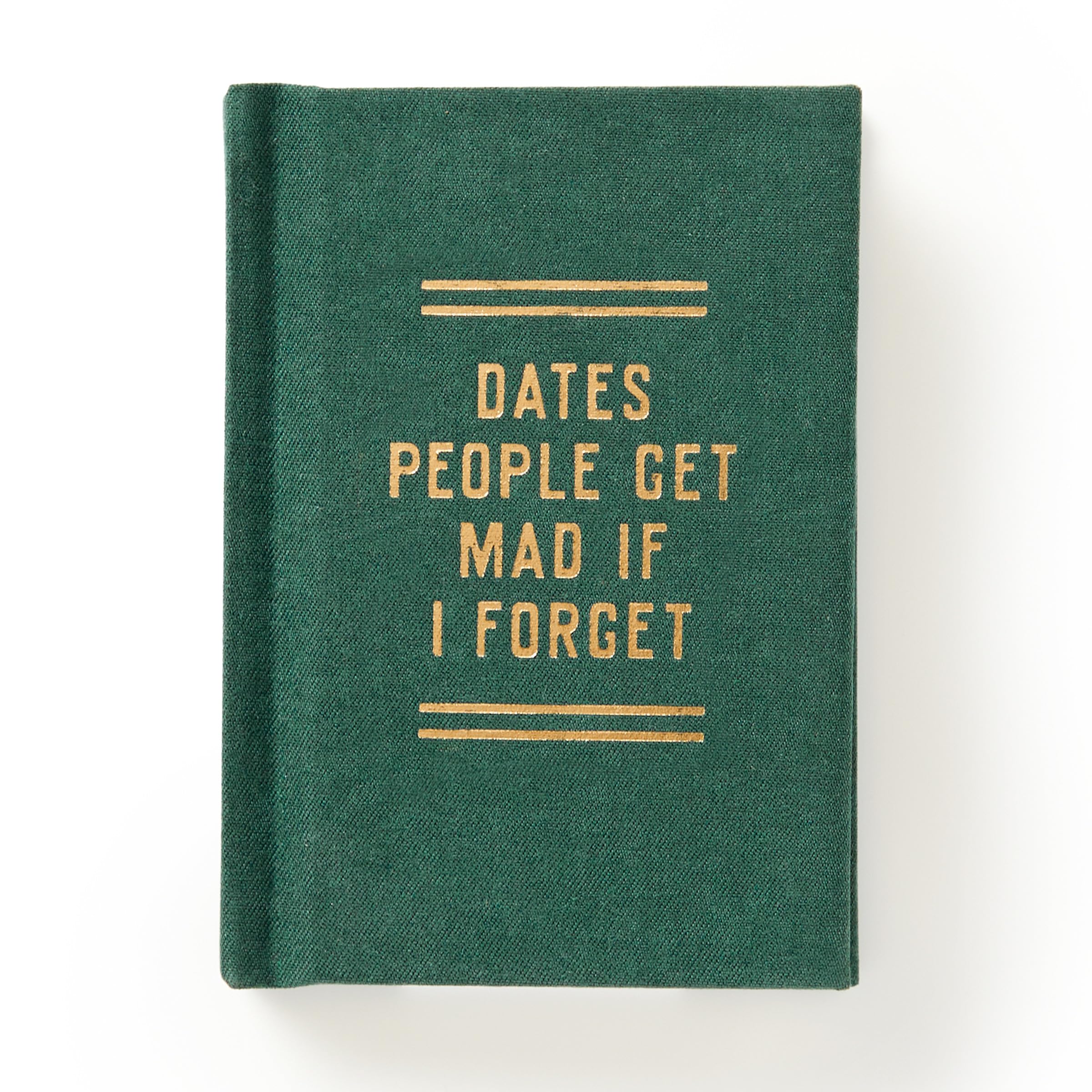 Brass Monkey Dates People Get Mad If I Forget - Tiny Pocket Sized Journal For Remembering Important Dates And Events