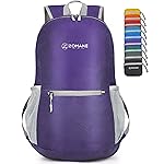 ZOMAKE Ultra Lightweight Hiking Backpack 20L, Packable Small Backpacks Water Resistant Daypack for Women Men(Purple)