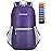 ZOMAKE Ultra Lightweight Hiking Backpack 20L, Packable Small Backpacks Water Resistant Daypack for Women Men(Purple)