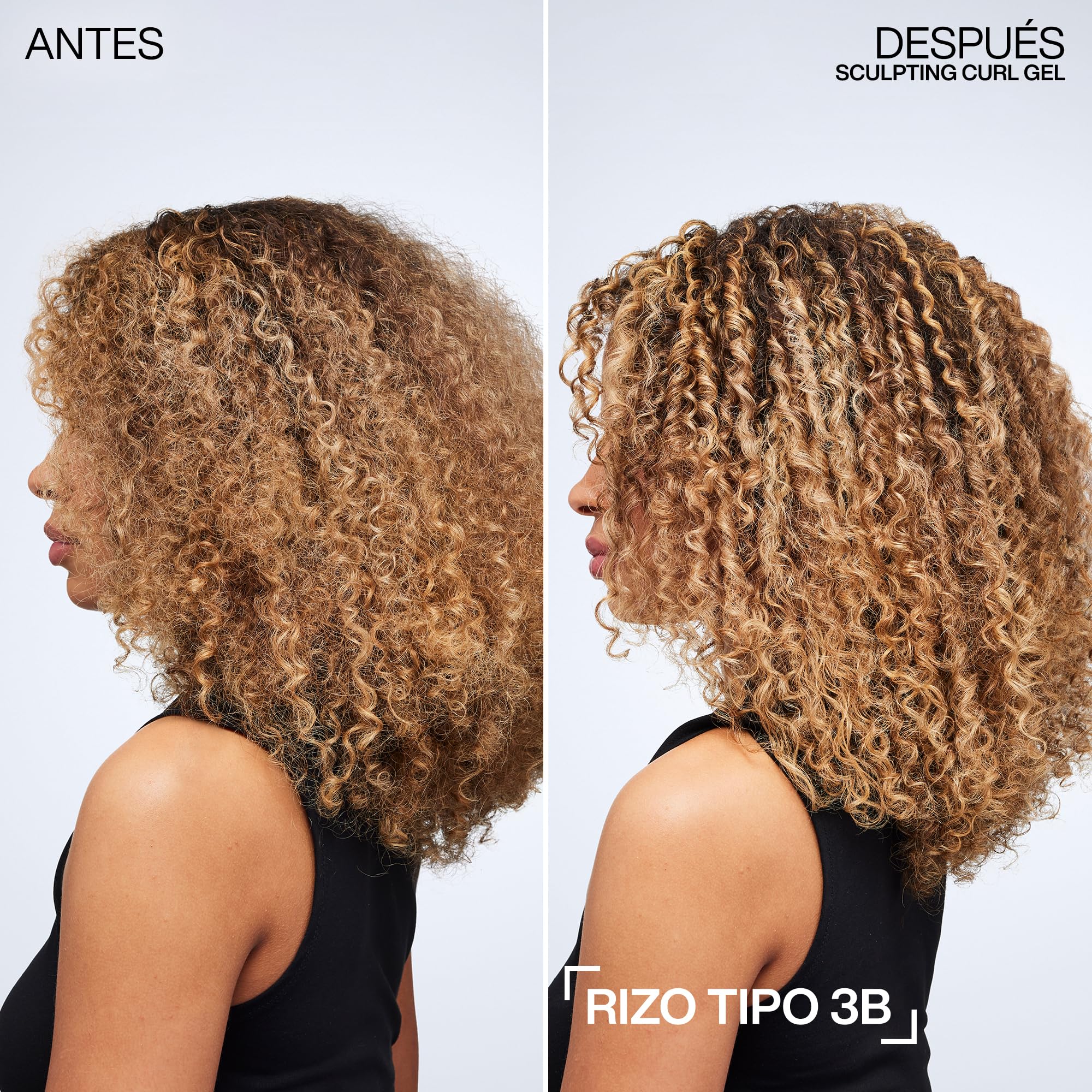 Redken, Gel Fijador de Rizos, Cabello Rizado y Encrespado, Hidrata y Fija los Rizos, Fórmula con Aceite de Jojoba y Escualeno, Hybrid Curl Stylers, 250ml