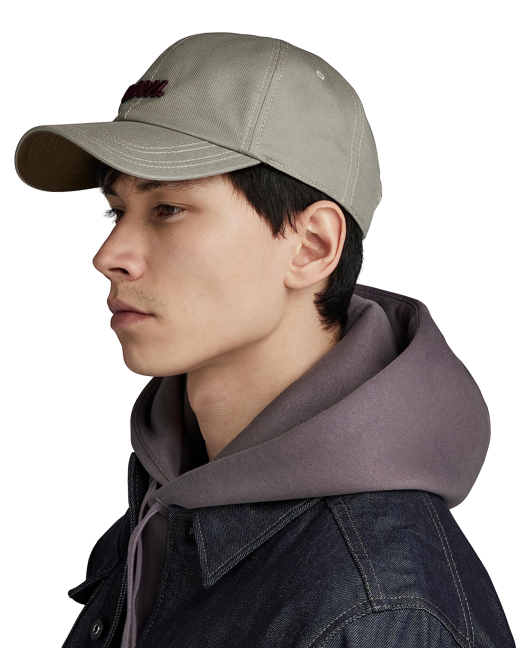 G-Star Men's Avernus RAW Artwork Baseball Cap, Grey (elephant skin D22308-D190-G106), PC