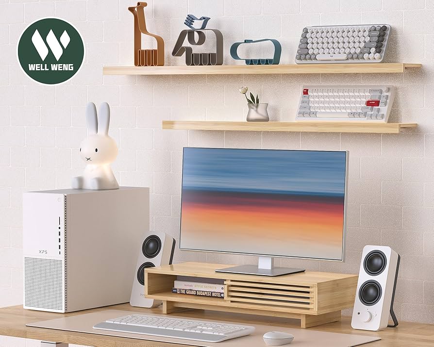 高耐荷重50kg❣天然竹製でお洒落＆3段式で使い勝手＆利便性抜群❤モニター台 楽天市場】バンブーモニタースタンドの通販