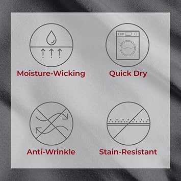 Mellanni 4PC Bed Sheet Set + 4 Pillowcases Bundle&Save - Iconic Collection Bedding - Bundle Includes: 1 Flat Sheets, 1 Fitted Sheet and 6 Pillow Cases (Queen, Gray)