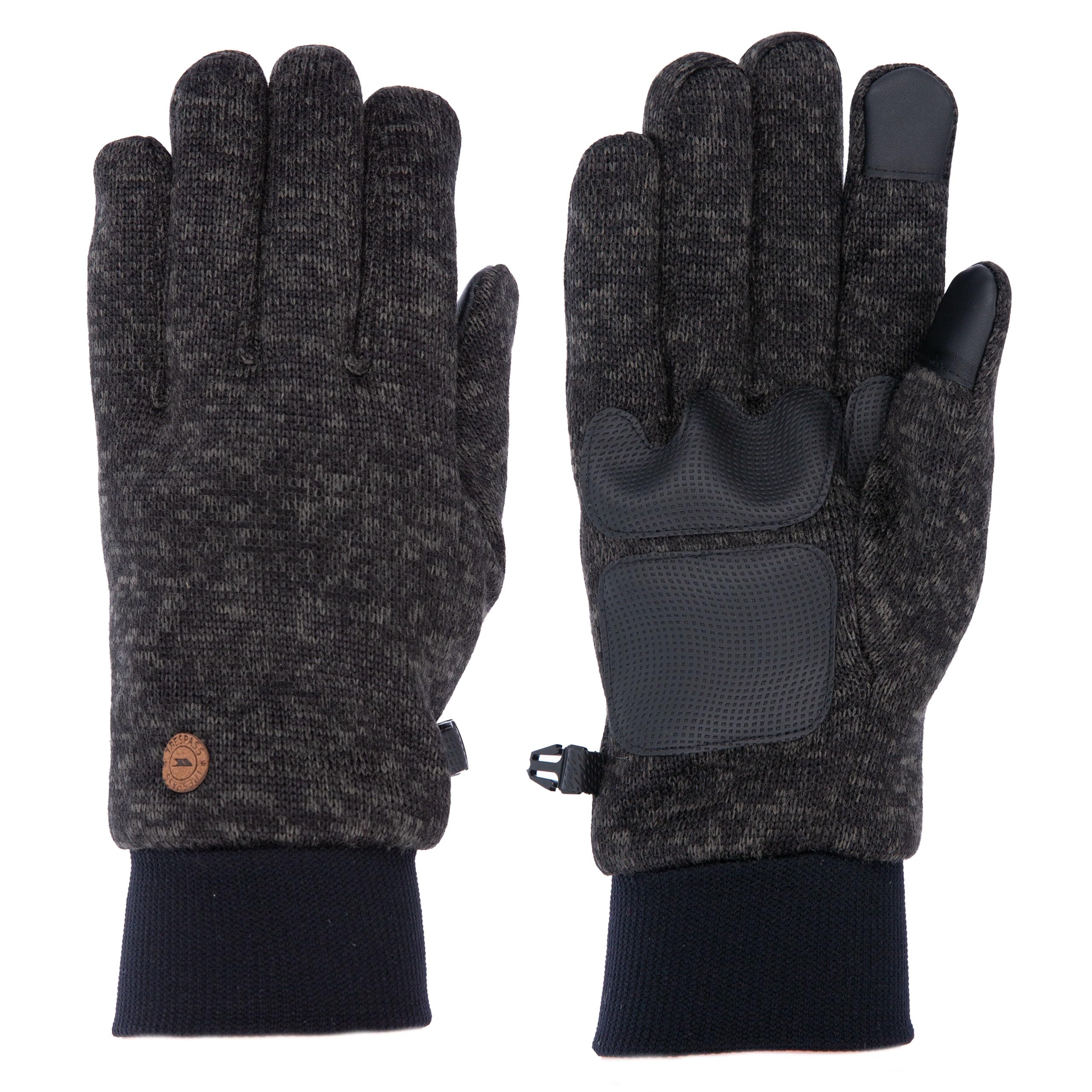 Trespass Tetra Mens Womens Gloves Waterproof Knitted For Winter
