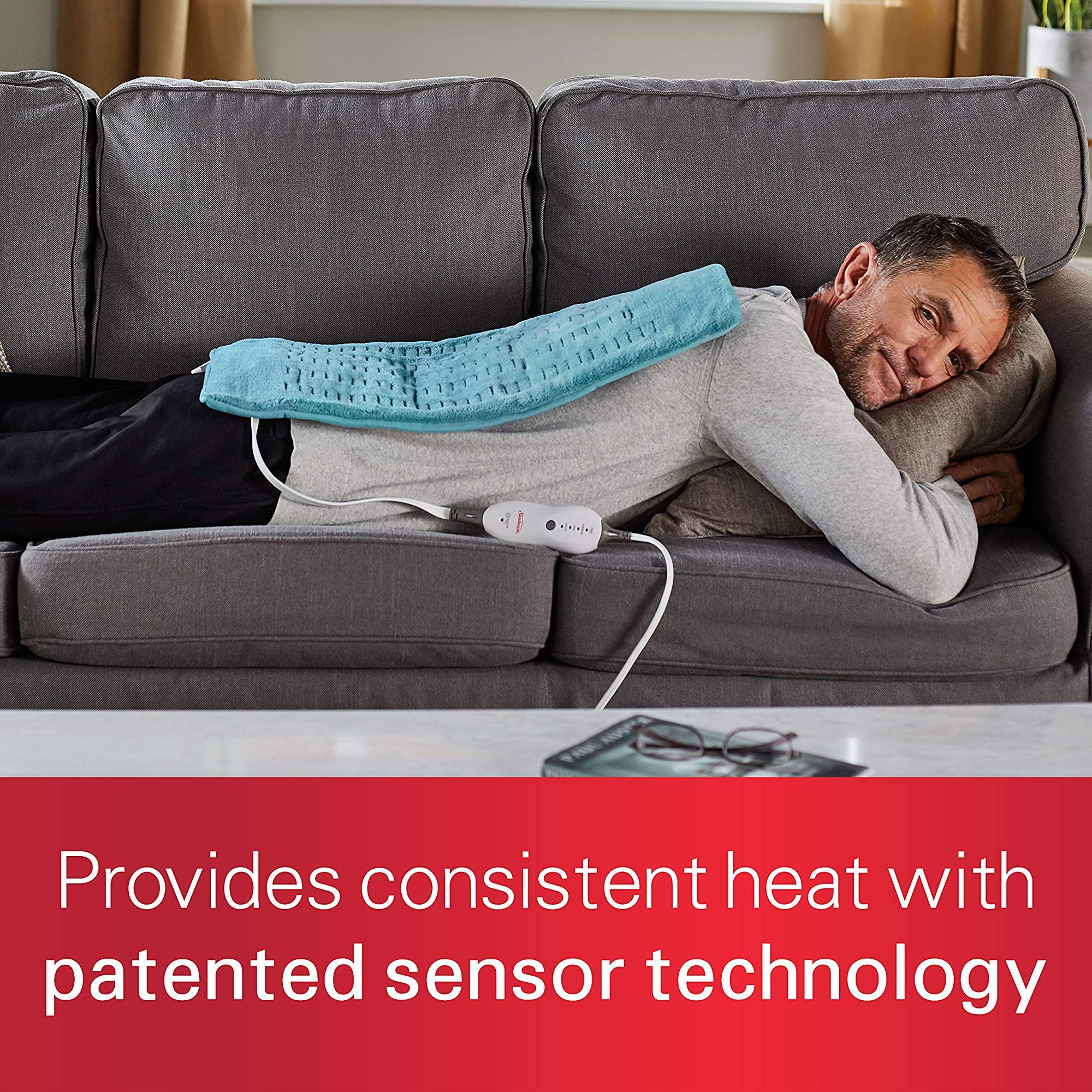 Sunbeam, Heating Pad for Pain Relief XL King Size SoftTouch 4 Heat