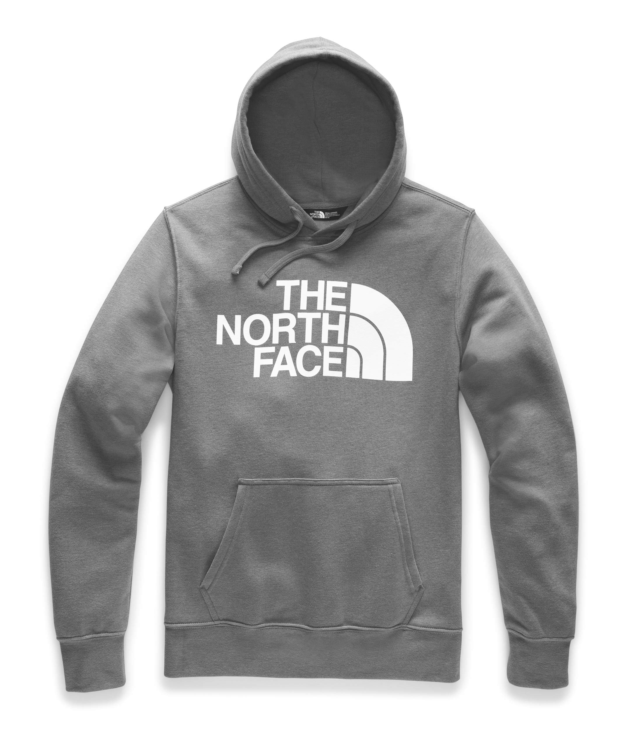 The North Face Men's Half Dome Pullover Hoodie, TNF Medium Grey Heather/TNF White, M