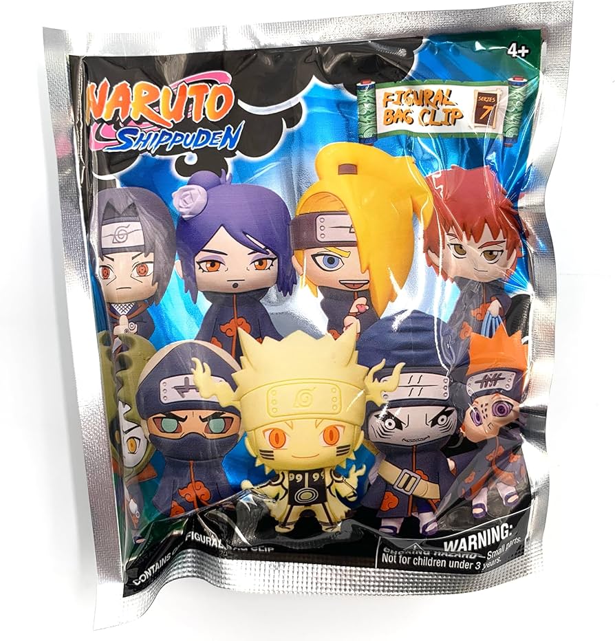 Amazon.com: Naruto Shippuden Monogram Series 7 Figural Bag Clip