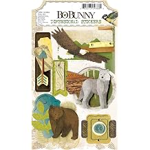 Bo Bunny Trail Mix Dimensional Stickers-