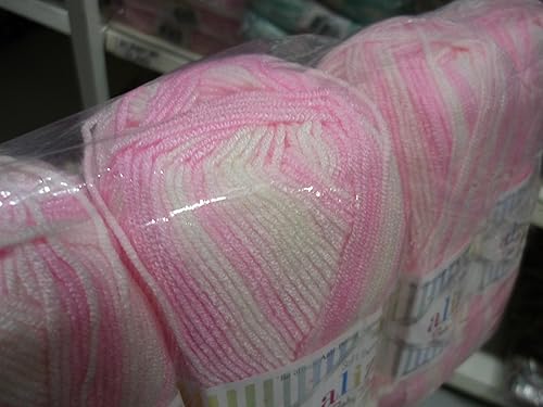 Miniatura 3 de 90% acrílico suave lana 10% hilo de bambú para tejer a mano Alize Baby Best Batik Crochet Lace Bordado Arte Artesanía Kit de costura Baby Blanket