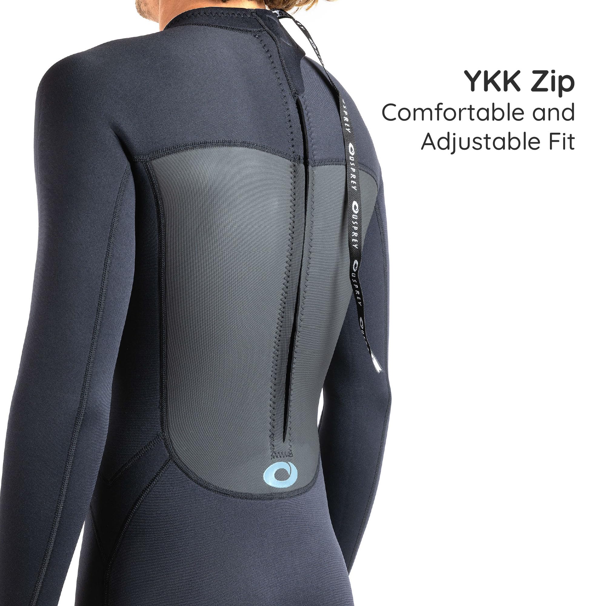 Osprey Origin Combinaison 3 mm intégrale Homme été néoprène 3/2 mm pour Surf, Bodyboard et Sports Aquatiques