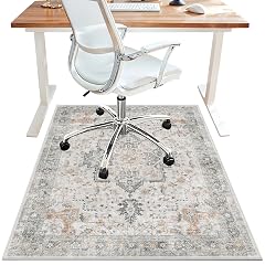 48x60 Office Chair Mat for Hardwood Tile Floor Under Desk Carpet Protector for Rolling Computer Chair Mat Machine