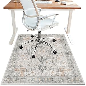 36x48 Office Chair Mat for Hardwood Tile Floor Under Desk Carpet Protector for Rolling Computer Chair Mat Machine