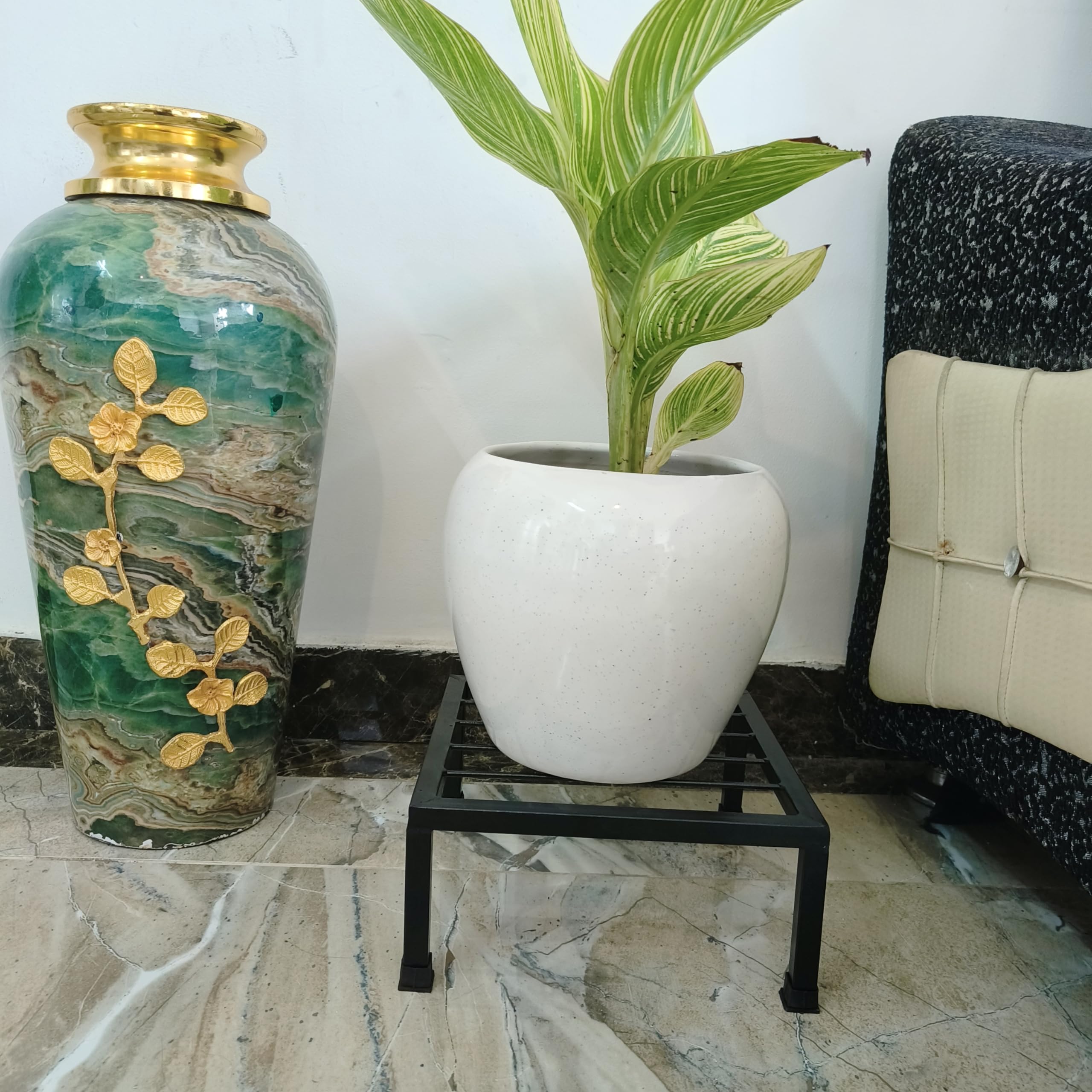 See full amazon price history chart for Niyara Big White Ceramic Planter Indoor and Outdoor Flower Medium Plant Pot Container 8 inches Gamla with 10 inch Black Stand Niyara Big White Ceramic Planter Indoor and Outdoor Flower Medium Plant Pot Container 8 inches Gamla with 10 inch Black Stand (B0CJP4NHPG) Amazon Price History, Amazon Price Tracker