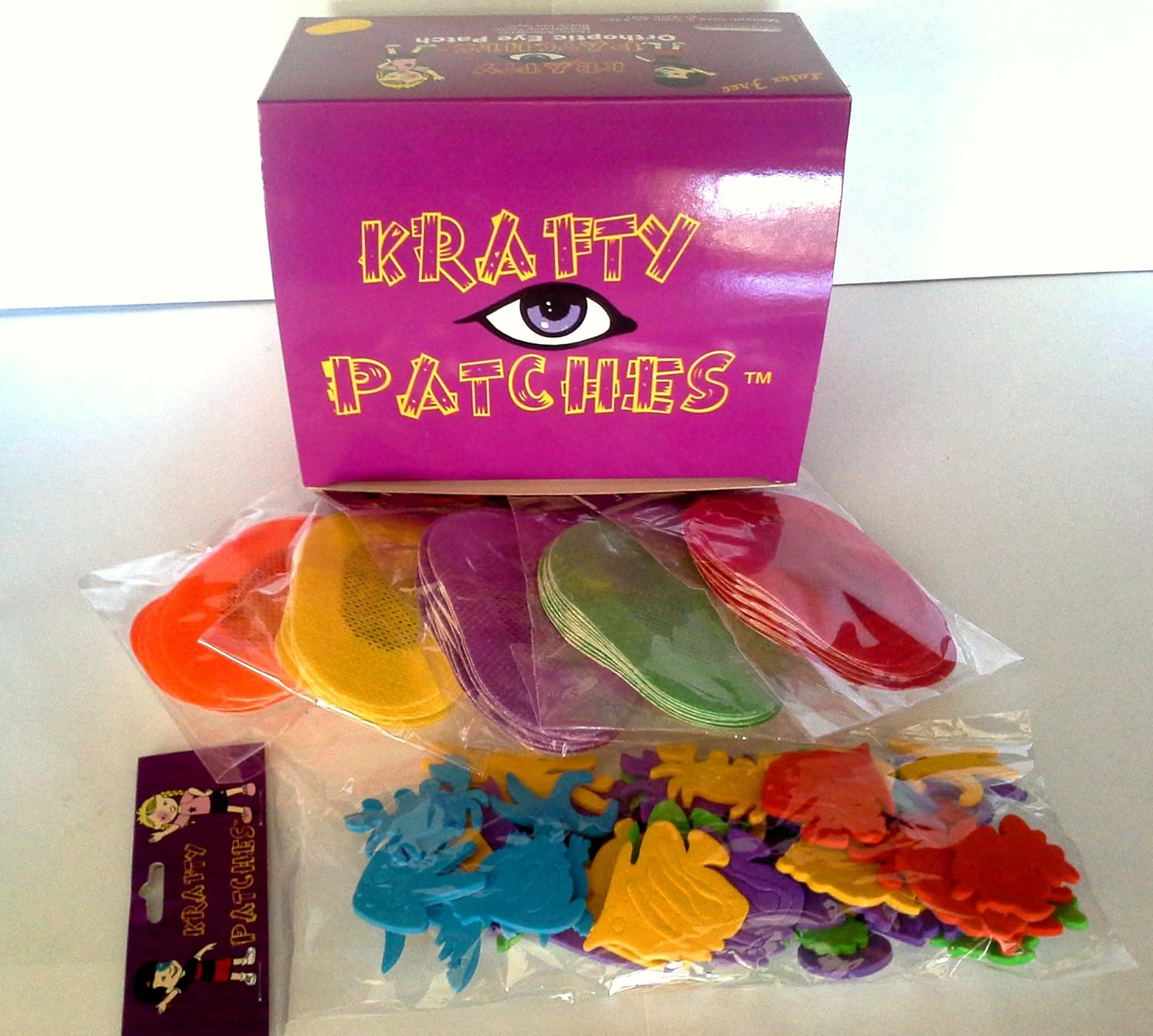 USA (Unisex) Medium Size (70 per Box & 1 Bag Foam Stickers for Ages 0-4yrs Old)