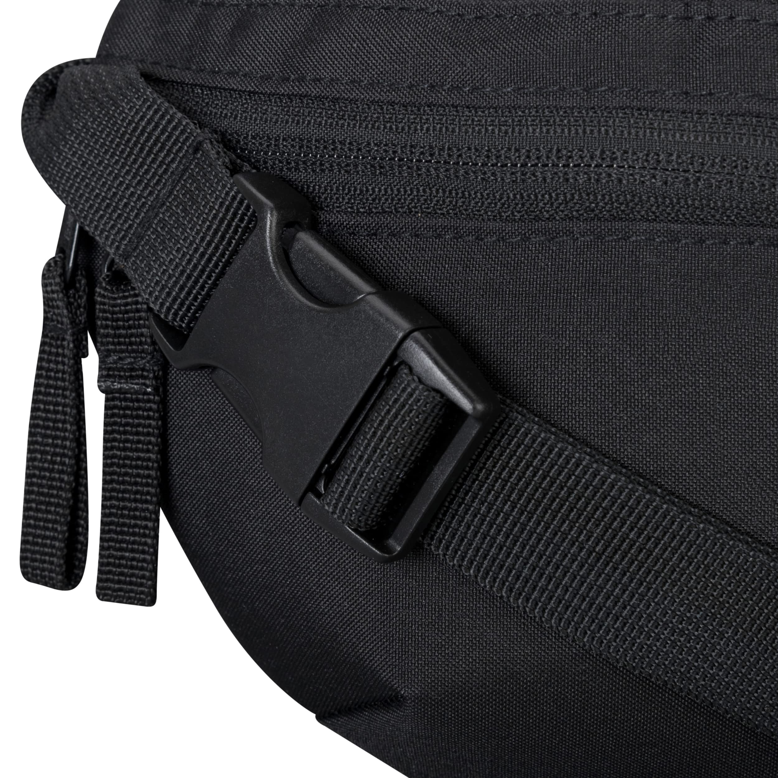 LARKSON Torba nerka damska i męska - Finn - saszetka biodrowa do uprawiania sportu na świeżym powietrzu w mieście - stylowa torba na pasek na festiwal - Crossbody Bag z paskiem - wodoodporna, czarny, Einheitsgröße