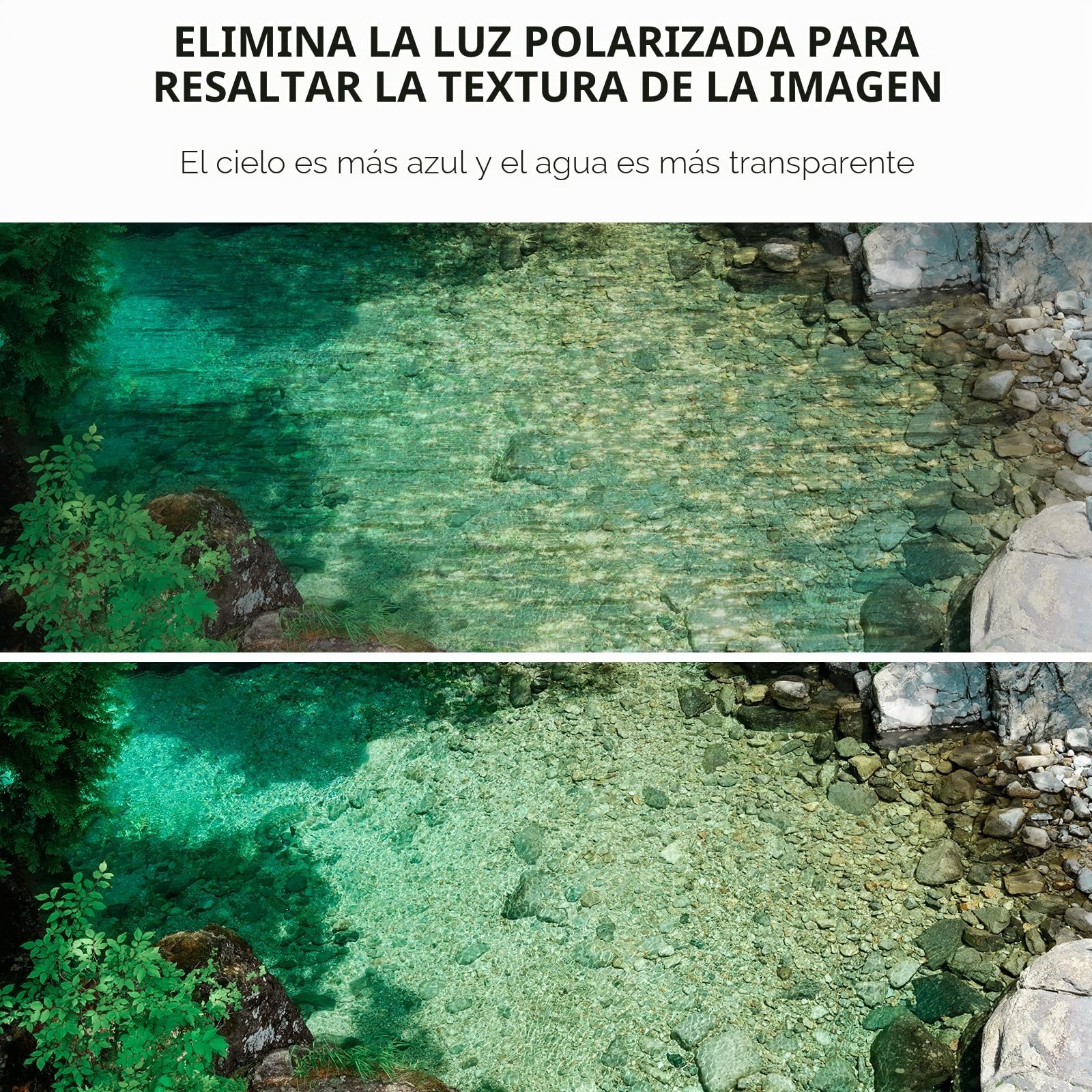 REYGEAK Juego de filtros de Lente para dji Action 5 Pro/4/3, Paquete de 4 CPL ND8 ND16 ND32 Filtro polarizador de Densidad Neutra, Vidrio óptico HD Multicapa para Accesorios de cámara de acción dji