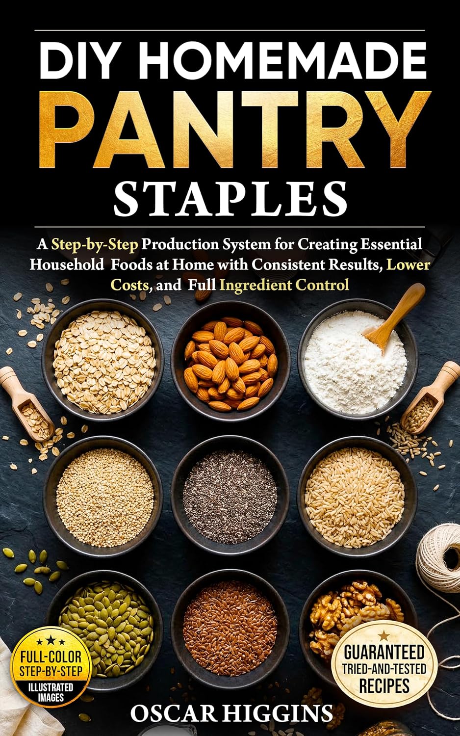 DIY Homemade Pantry Staples: A Step-By-Step Production System for Creating Essential Household Foods at Home With Consistent Results, Lower Costs, and Full Ingredient Control (Homemade Pantry Series)      Kindle Edition
