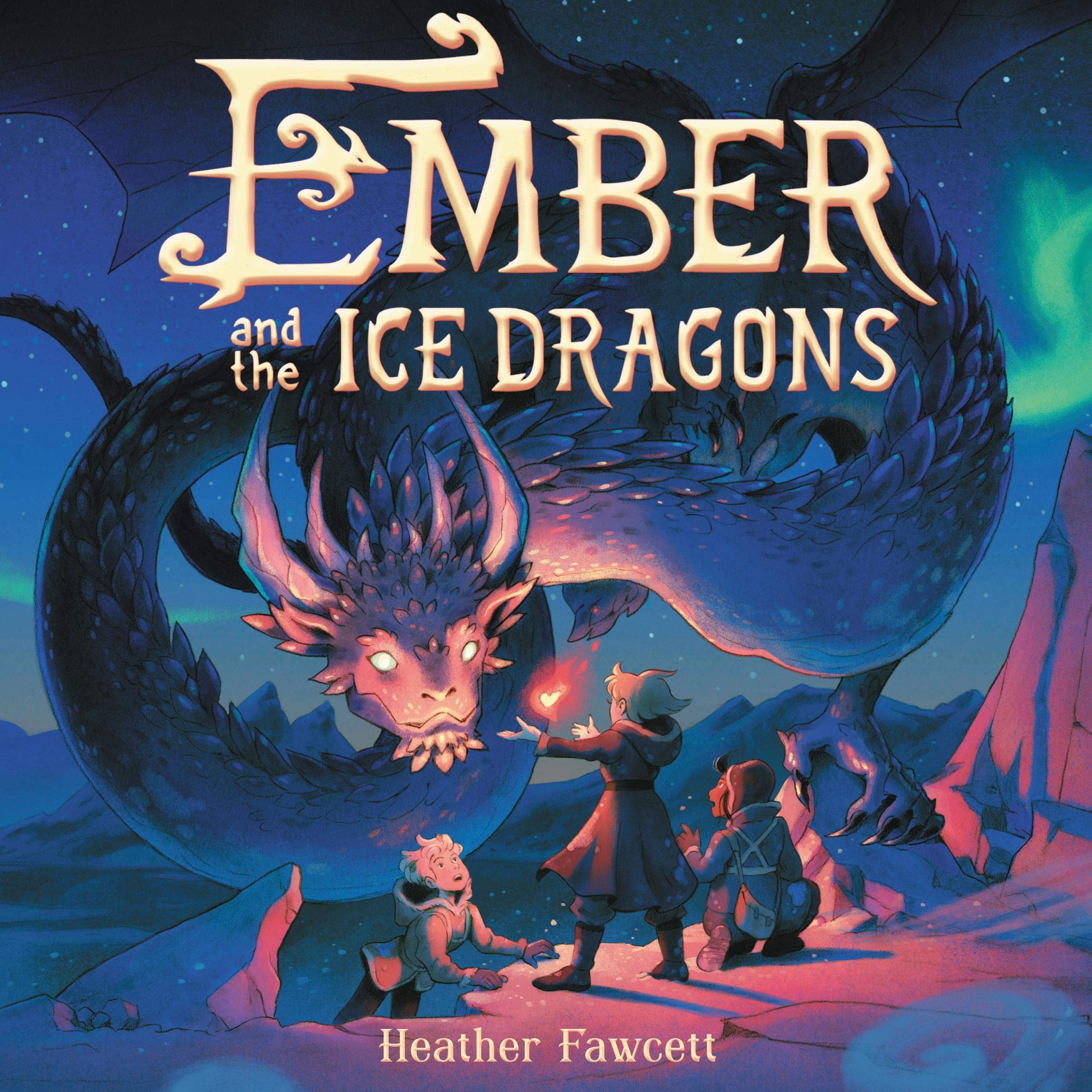 Cover art for Ember and the Ice Dragons