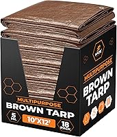 Vista 84 de Xpose Safety - Lona de polietileno ligera azul – Funda protectora multiusos, paño de goteo – duradero, impermeable, resistente a la intemperie