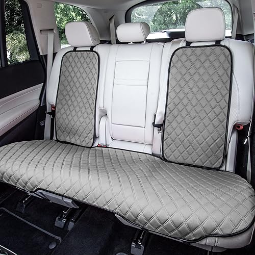 Miniatura 2 de FH Group Neosupreme - Juego de cojines para asiento trasero de automóvil, color gris, ajuste universal, cojín para asiento trasero de automóvil,