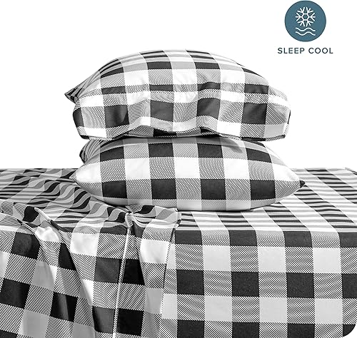 Miniatura 140 de Bare Home Juego de sábanas de tamaño individual XL, tamaño de dormitorio universitario, sábanas de microfibra ultrasuave de 1800 hilos, bolsillos 22