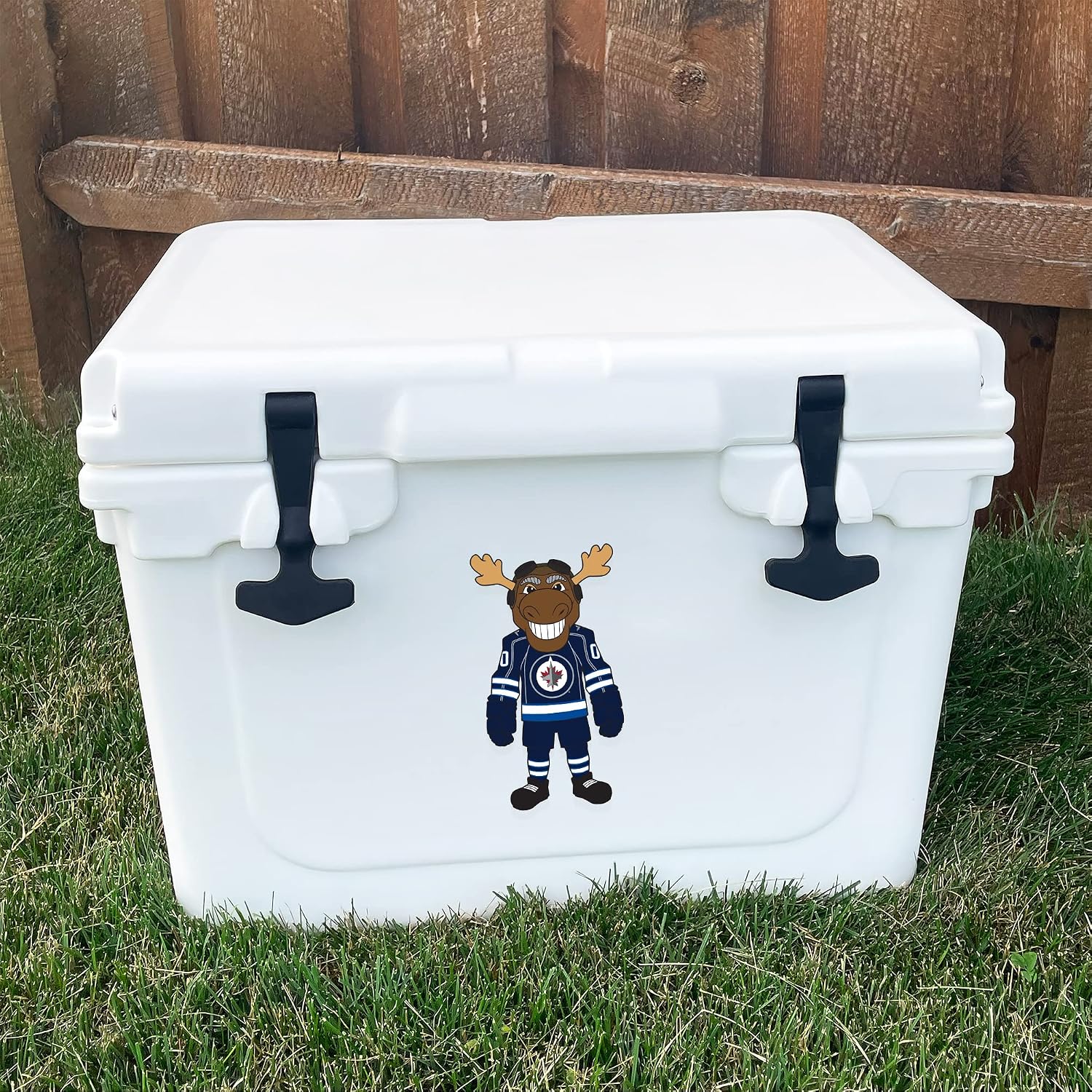 Desert Cactus Winnipeg Jets Sticker Moose Mascot Sticker NHL Team National Hockey League Vinyl Decal Laptop Water Bottle Car Scrapbook (Individual C)