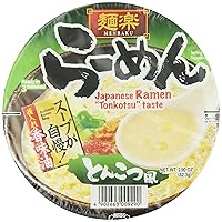 Vista 1 de Menraku Tonkotsu Ramen, 2.9 onzas (paquete de 12)