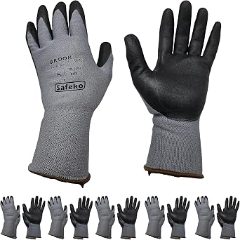 Lightweight Nitrile Palm Work Gloves