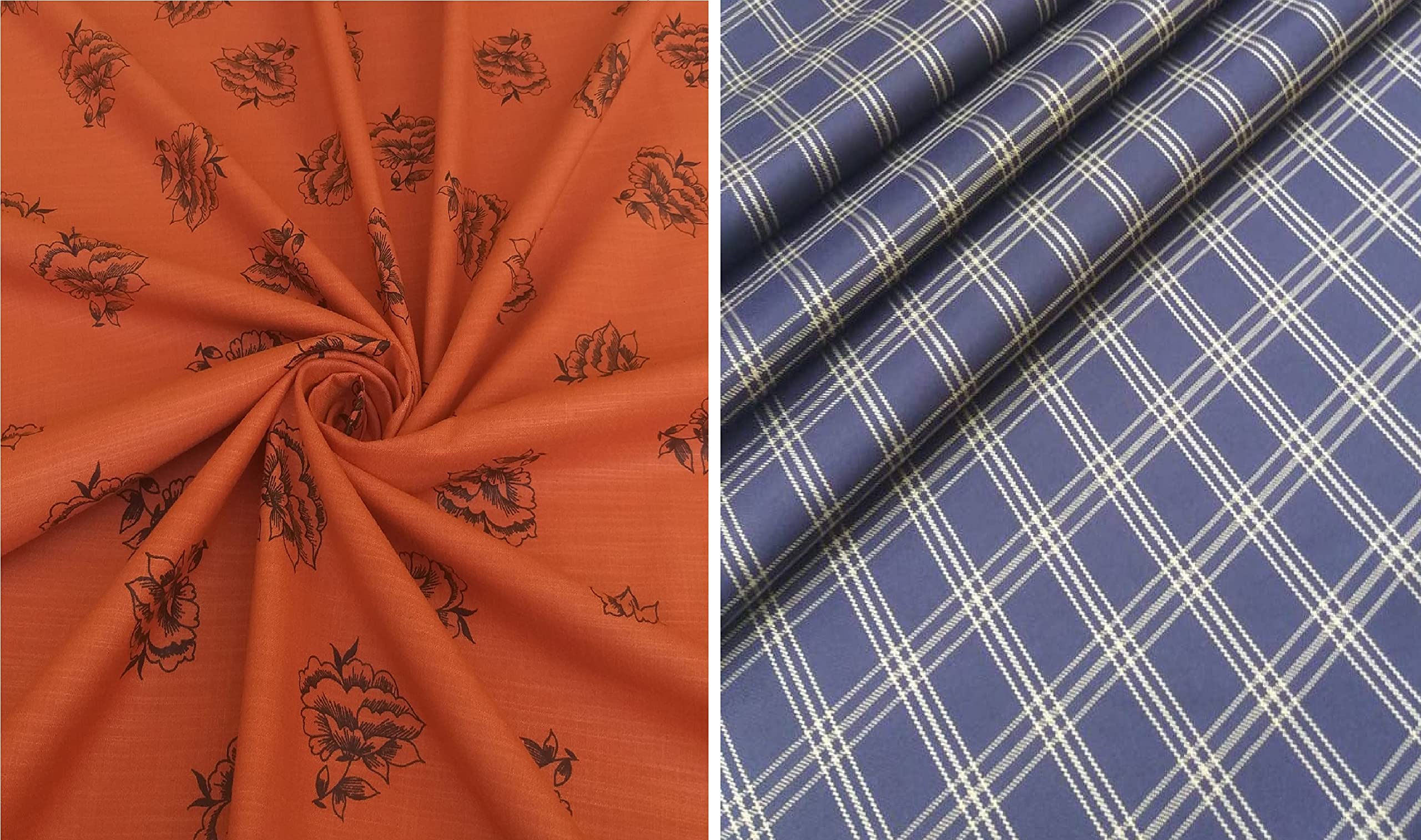 Pri & Su CottLinns Combo of Cotton Printed Shirt 1100017 & Trouser Fabric 900135-picture-9